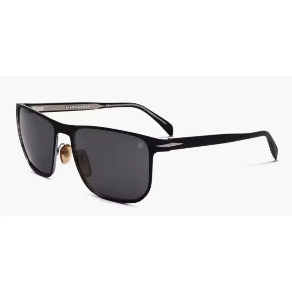 David Beckham DB 1061/S TI7/QT Sunglasses Ruthenium/Green New With Case